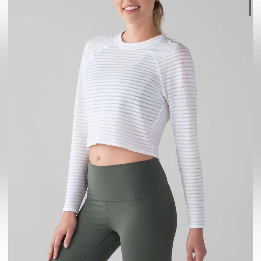 NWOT LULULEMON uncovered ls top